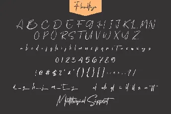 Flavellya font