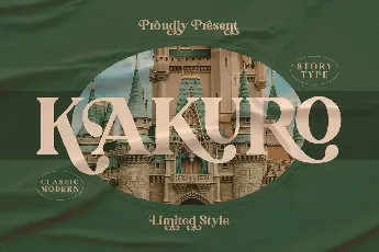 KAKURO Classy Serif font