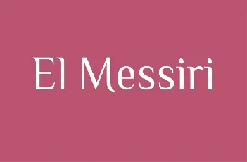 El Messiri font