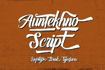 Auntekhno Script font