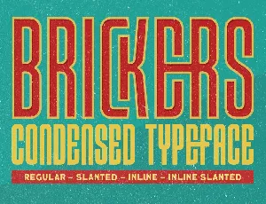 Brickers font