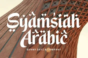 Syamsiah Arabic font