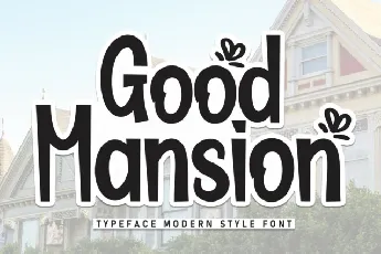 Good Mansion Display font