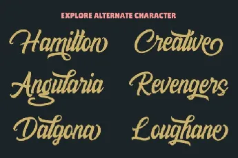 Billyana Bold Script font