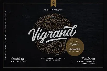 Vigrand Script Family font