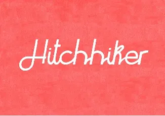 Hitchhiker Typeface Free font