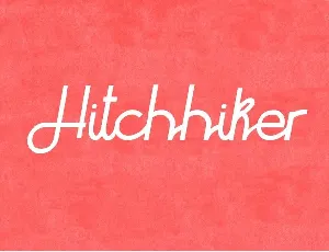 Hitchhiker Typeface Free font