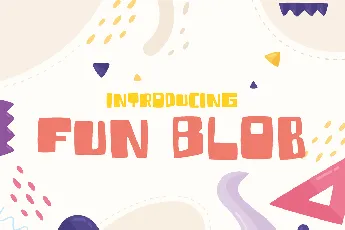 Fun Blob font