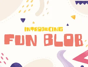 Fun Blob font