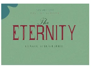 Eternity Time font