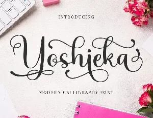 Yoshieka font