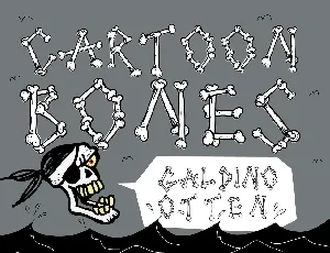 Cartoon Bones font
