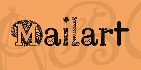 Mailart font