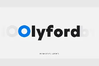 Olyford Family font