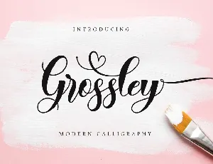 Grossley font