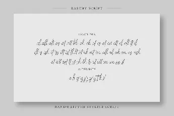 Kasthy font