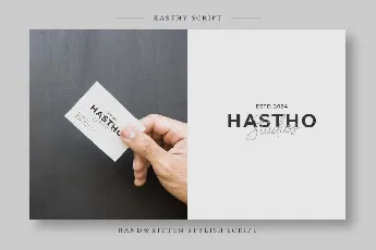 Kasthy font