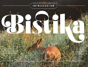 Bistika font