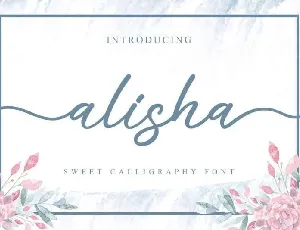 Alisha Sweet font