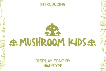 Mushroom Kids Demo font