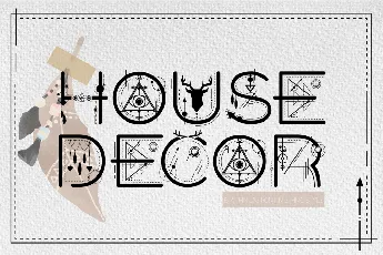 House Decor Demo font