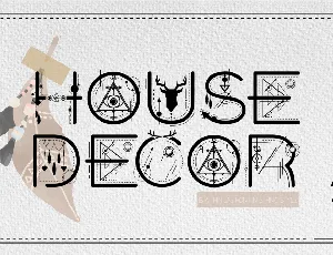 House Decor Demo font