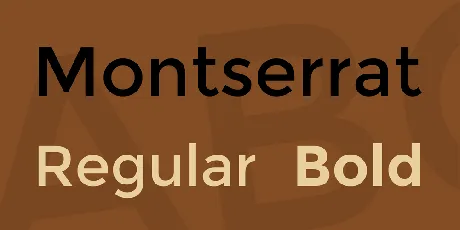 Montserrat font