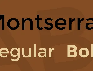 Montserrat font