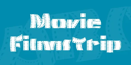 Movie Filmstrip font