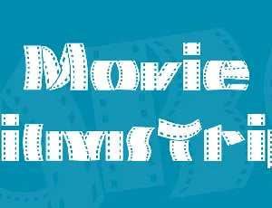 Movie Filmstrip font