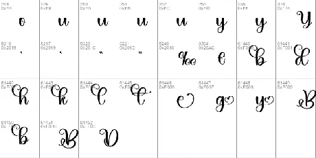 Baby Calligraphy Typeface font