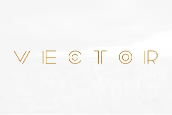 Vector font