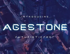 Agestoned font