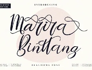 Marira Binttang font