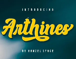 Arthines font