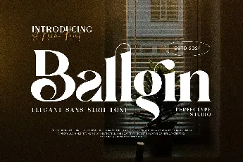 Ballgin font