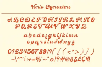 Varlo font