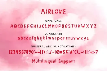 AIRLOVE font