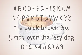 Coffee for Breakfast font