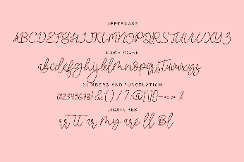 Blackstore Signature font