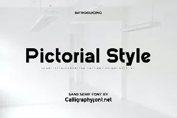 PictorialStyleDemo font