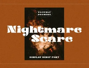 Nightmare Scare font