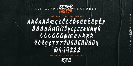 Better Faster font