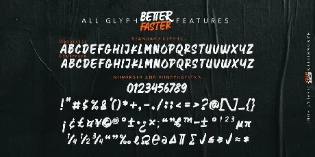 Better Faster font