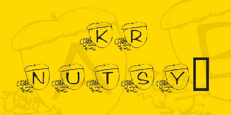 KR Nutsy! font