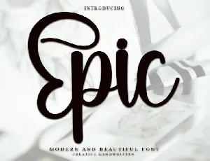 Epic font