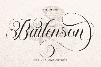 Bailenson font