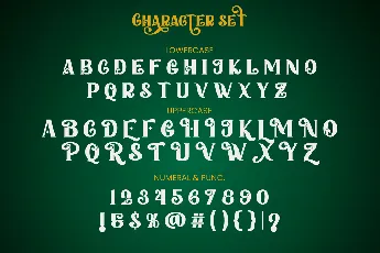 Home Christmas Serif font