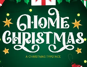 Home Christmas Serif font