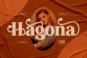 Hagona Classy Serif font